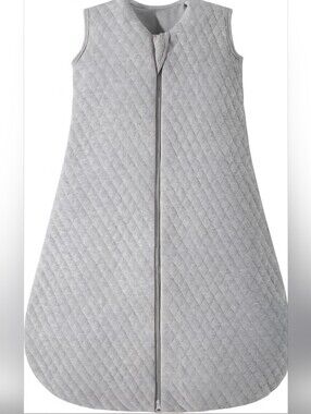 Yoofoss Grey Quilted Baby Sleep Sack